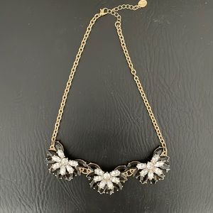 Beautiful black and crystal necklace